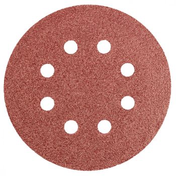   GRAPHITE Csiszolópapír, tépőzáras 125mm, K60, 5db., 8 lyukkal (55H940)