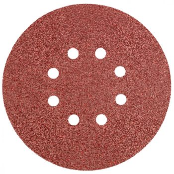   GRAPHITE Csiszolópapír, tépőzáras 150mm, K40, 5db., 8 lyukkal (55H945)