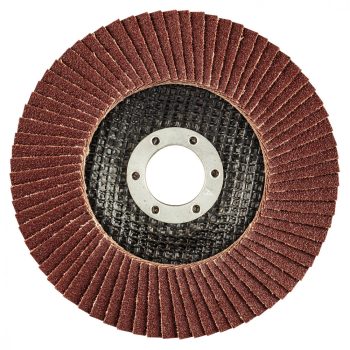   GRAPHITE Csiszolókorong lamellás 125x22.2mm, K100 fém-fa (55H990)