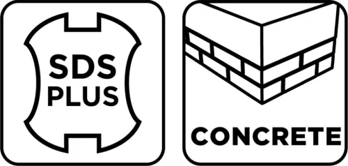 GRAPHITE Hegyesvéső, SDS PLUS, 14X250mm (55T108)