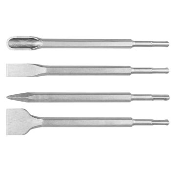 GRAPHITE Vésőkészlet, SDS PLUS, 4db-os (55T115)