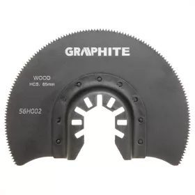   GRAPHITE FŰRÉSZLAP MULTIFUNKCIÓS GÉPHEZ, 85mm, FÁHOZ (56H002)