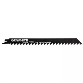 GRAPHITE Orrfűrészlap, HM, 228x22x1.5mm, 3TPI (56H038)