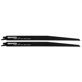   GRAPHITE Orrfűrészlapok, HCS, 300x19x1.25mm, 6TPI, set, 2db. (56H046)