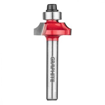   GRAPHITE Felsőmaró kés, kerekítő 19 x 6.5 mm, 6 mm (56H224)