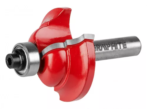 GRAPHITE Felsőmaró kés profilmaró 39.3 x 15.9 mm, 8mm (56H231)