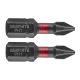 GRAPHITE Torziós ütvecsavarozó bit PH1x25mm, 2db. (56H500)