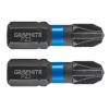 GRAPHITE Torziós ütvecsavarozó bit PZ3x25mm, 2db. (56H505)