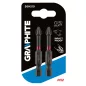  GRAPHITE Torziós ütvecsavarozó bit PH2x50mm, 2db. (56H519)