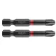 GRAPHITE Torziós ütvecsavarozó bit PH3x50mm, 2db. (56H520)