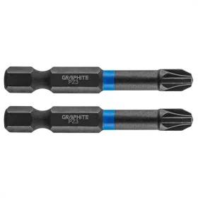   GRAPHITE Torziós ütvecsavarozó bit PZ3x50mm, 2db. (56H523)