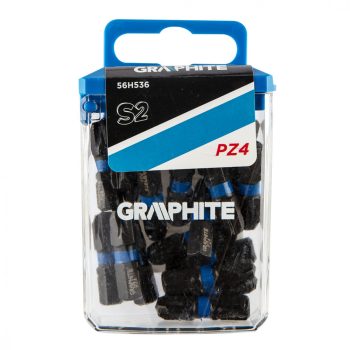   GRAPHITE Torziós ütvecsavarozó bit PZ4x25mm, 20db. (56H536)