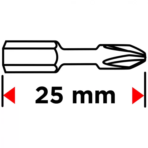 GRAPHITE Torziós ütvecsavarozó bit TX20 x 25mm, 20db (56H545)