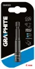 GRAPHITE Csavarbehajtó ütvecsavarozókhoz, hatlapú, Mágneses 6mm (56H550)