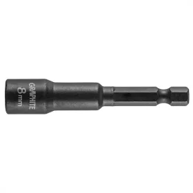   GRAPHITE Csavarbehajtó ütvecsavarozókhoz, hatlapú, Mágneses 8mm (56H551)