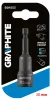 GRAPHITE Csavarbehajtó ütvecsavarozókhoz, hatlapú, Mágneses 13mm (56H553)