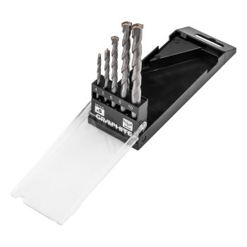   GRAPHITE Betonfúró készlet, hengeres szárú, 5db-os, 4-10mm (56T215)