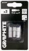 GRAPHITE Csavarhúzó bit imbusz H8, 25mm, 3db (56T528)