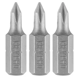GRAPHITE Csavarhúzó bit PH0, 25mm, 3db (56T544)