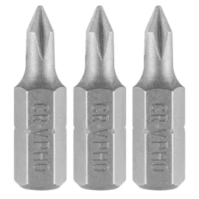 GRAPHITE Csavarhúzó bit PH0, 25mm, 3db (56T544)
