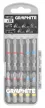GRAPHITE Csavarhúzó bitkészlet 25/50mm, műanyag tokban, 15db (56T555)