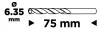 GRAPHITE Központfúró Bi-Metál körkivágókhoz (56T725)