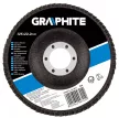 GRAPHITE Csiszolókorong 125x22.2mm, K36, cirkónium (57H840)