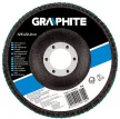 GRAPHITE Csiszolókorong 125x22.2mm, K40, cirkónium (57H841)
