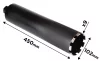 GRAPHITE Gyémánt magfúró korona, 102x450mm, 9 szegmenses, 58G540 géphez (57H862)
