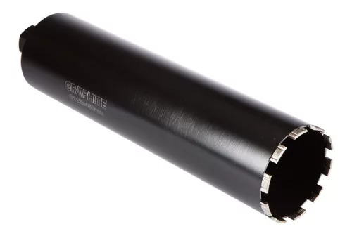 GRAPHITE Gyémánt magfúró korona, 112x450mm, 10 szegmenses, 58G540 géphez (57H863)