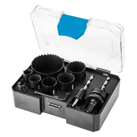   GRAPHITE Körkivágó készlet, bi-metál, HSS Co 8%, 19,25,30,35,40,68mm (57H921)