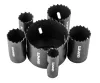 GRAPHITE Körkivágó készlet, bi-metál, HSS Co 8%, 19,25,30,35,40,68mm (57H921)
