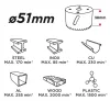 GRAPHITE KÖRKIVÁGÓ BI-METAL 51MM (57H922)