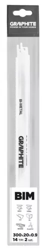 GRAPHITE ORRFŰRÉSZLAP 225MM 2 db. (57H952)