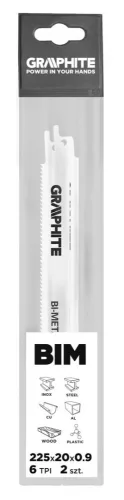 GRAPHITE ORRFŰRÉSZLAP 225MM 2 db. (57H954)