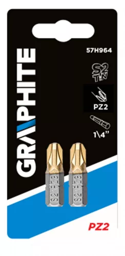 GRAPHITE Csavarhúzó bit PZ2 2 db. (57H964)