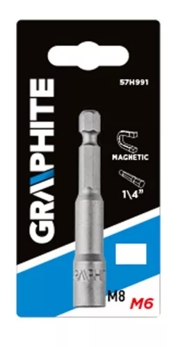 GRAPHITE CSAVARBEHAJTÓ M6 65MM 1/4" (57H991)