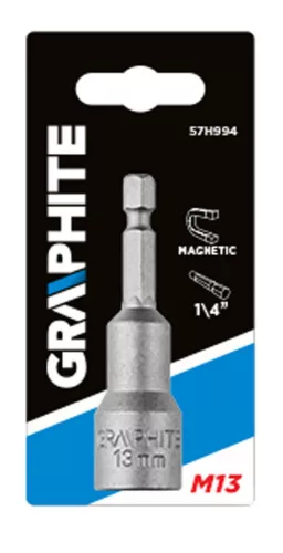 GRAPHITE CSAVARBEHAJTÓ M13 65MM 1/4" (57H994)