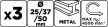 GRAPHITE Drótkorong készlet, 3db-os, csapos (57T438)