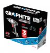 GRAPHITE Akkus ütvecsavarozó 1/2"(négyszög), Energy+, 18V, Akku nélkül! (58G018)