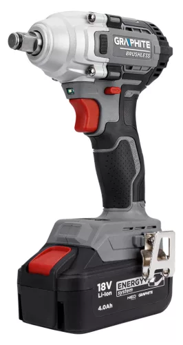 GRAPHITE Akkus szénkefementes ütvecsavarozó, Energy+ 18V, 330Nm, akku nélkül (58G028-1)
