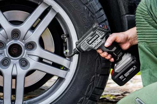 GRAPHITE Akkus kompresszor, Energy+ 18V, max.7bar, Akku nélkül! (58G041)