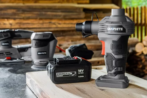GRAPHITE Akkus pumpa, szívó Energy+ 18V, Li-Ion, Akku nélkül! (58G089)