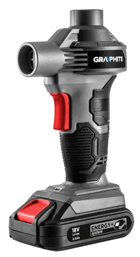 GRAPHITE Akkus pumpa, szívó Energy+ 18V, Li-Ion, Akku nélkül! (58G089)