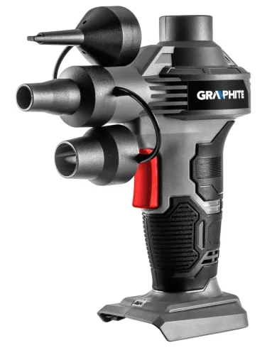 GRAPHITE Akkus pumpa, szívó Energy+ 18V, Li-Ion, Akku nélkül! (58G089)