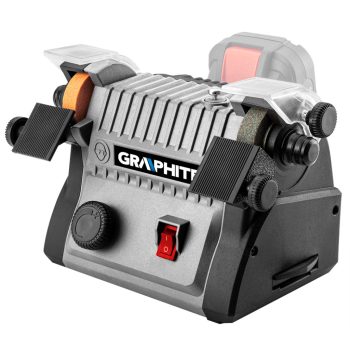  GRAPHITE Akkus köszörű- és polírozógép 3az1-ben, Energy+, CSISZOL, POLÍROZ, flexibilis csiszolófejjel, Akku nélkül! (58G095)
