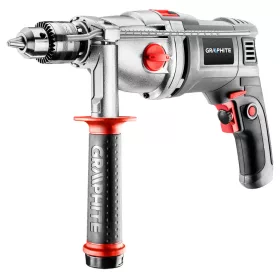   GRAPHITE Ütvefúró 1050W, 0-1100, 0-3000/min, két sebesség, fogastokmány 3-13mm, koffer (58G722)
