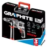 GRAPHITE Ütvefúró 650W, 0-3000/min, 13mm fogastokmány, koffer (58G726)