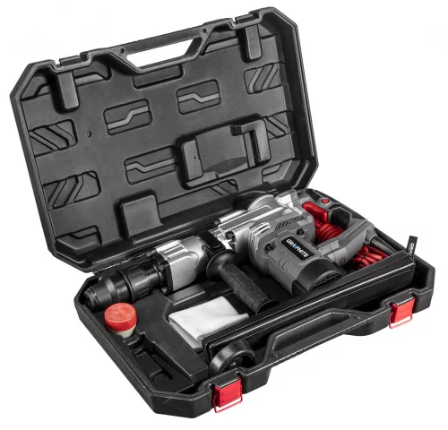 GRAPHITE Bontókalapács vésőfunkcióval, SDS Max , 1300W, 20J kofferben (58G877)