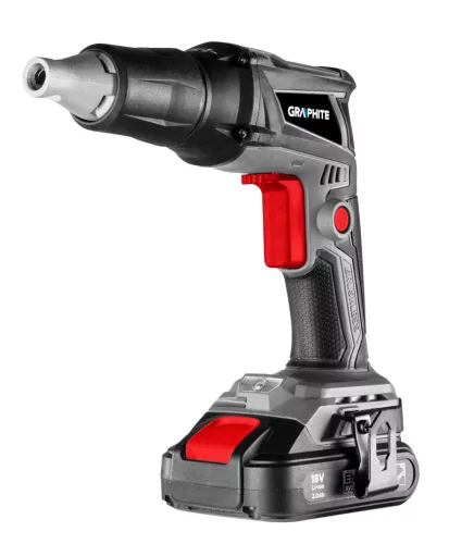 GRAPHITE Akkus szénkefementes gipszkarton csavarbehajtó, Energy+, 18V, 0-4400 1/min, 1/4 csatlakozó, (58GE111)